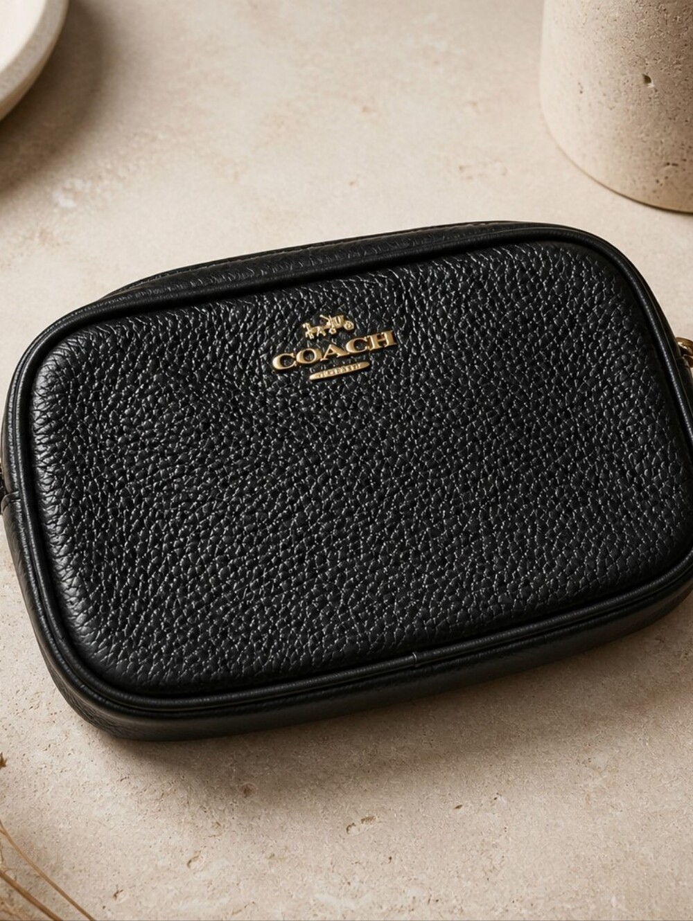 Coach Leather Zip pouch